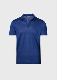 Paul Stuart Linen Jersey Johnny Collar Polo, thumbnail 1