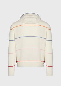 Paul Stuart Hooded Cashmere Stripe Sweatshirt, thumbnail 3