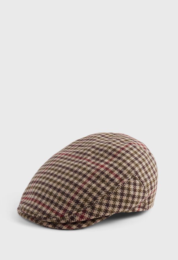 Paul Stuart Houndstooth Cap, image 1