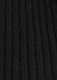 Paul Stuart Cashmere Ribbed Hat with Fur Pom, thumbnail 4