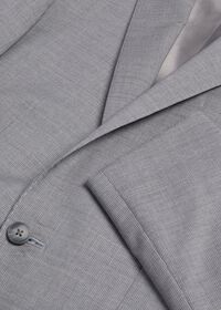 Paul Stuart Light Grey Mini Houndstooth Wool Blend suit, thumbnail 2