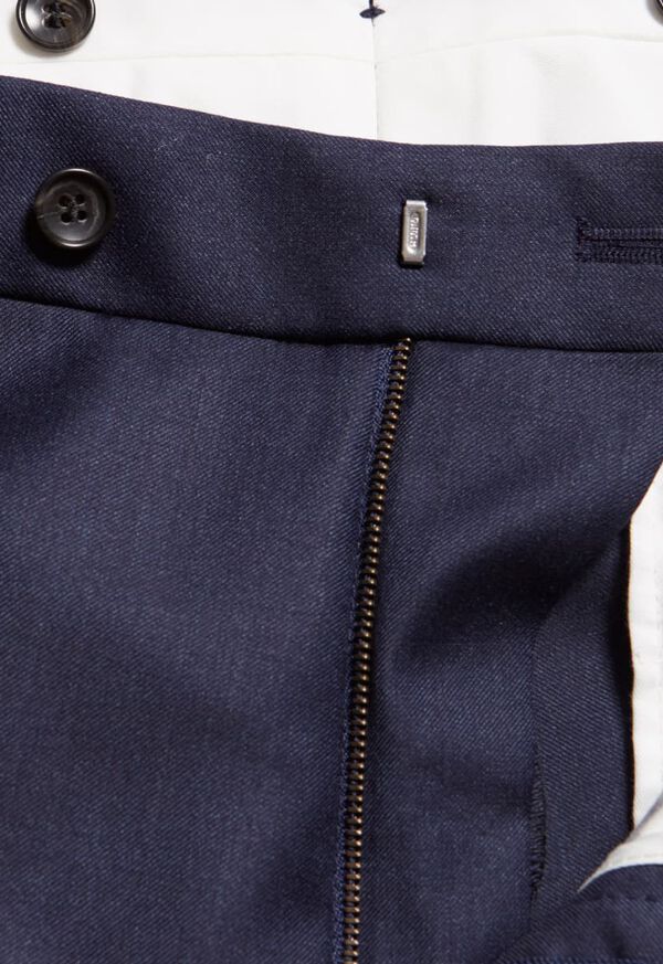 Paul Stuart Super 110s Wool Mid Blue Trouser, image 2