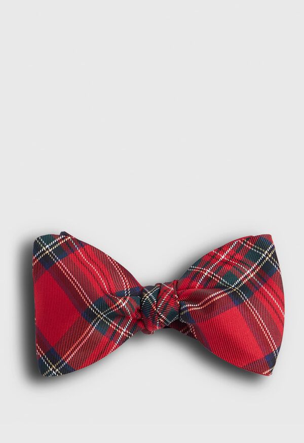 Paul Stuart Prince of Wales Tartan Bow Tie, image 1
