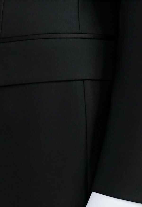 Paul Stuart Black Italian Wool Tuxedo, image 4