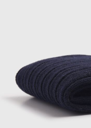 Paul Stuart Cashmere Ribbed Sock