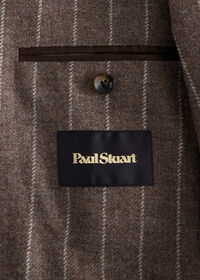 Paul Stuart Taupe Chalk Stripe Jacket, thumbnail 3