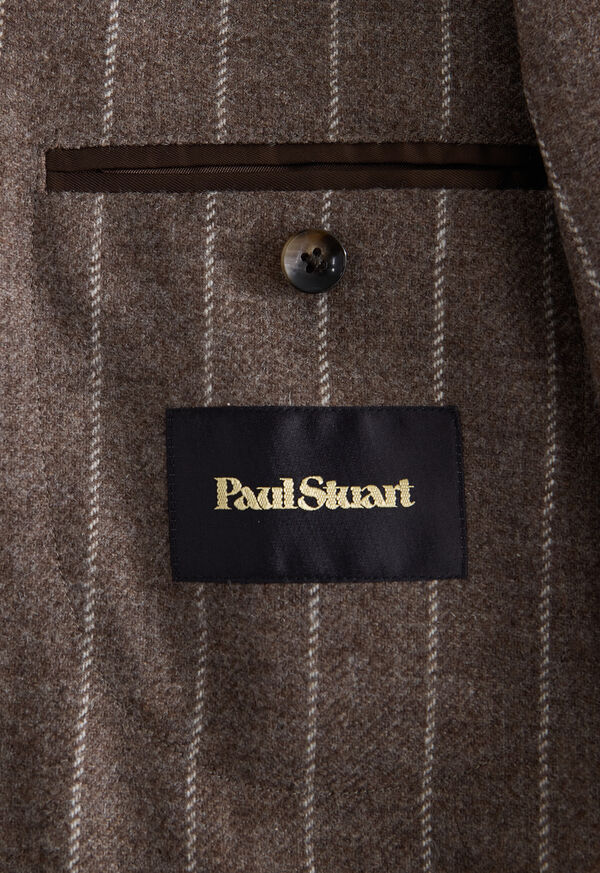 Paul Stuart Taupe Chalk Stripe Jacket, image 3