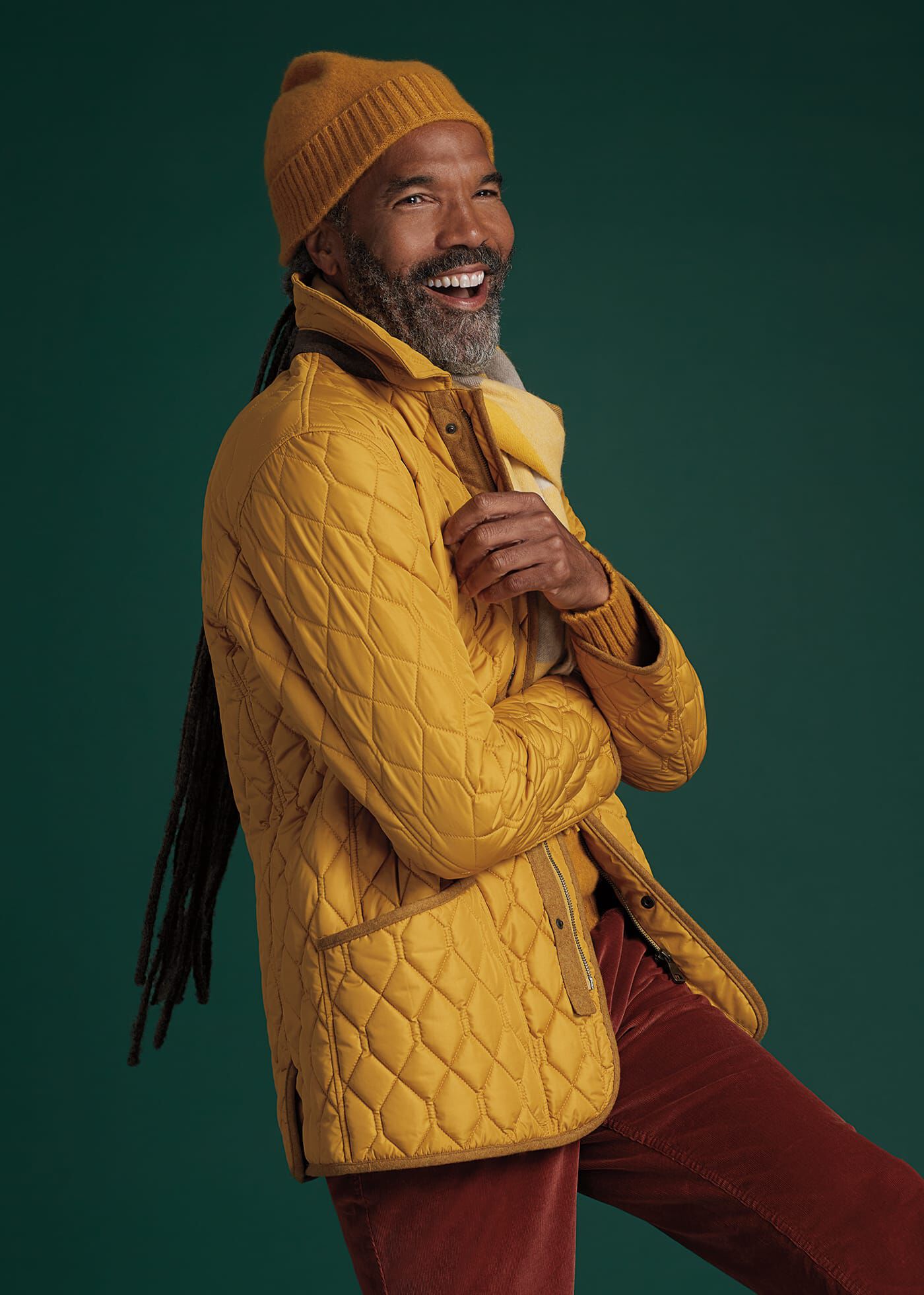 Joules yellow deals quilted jacket