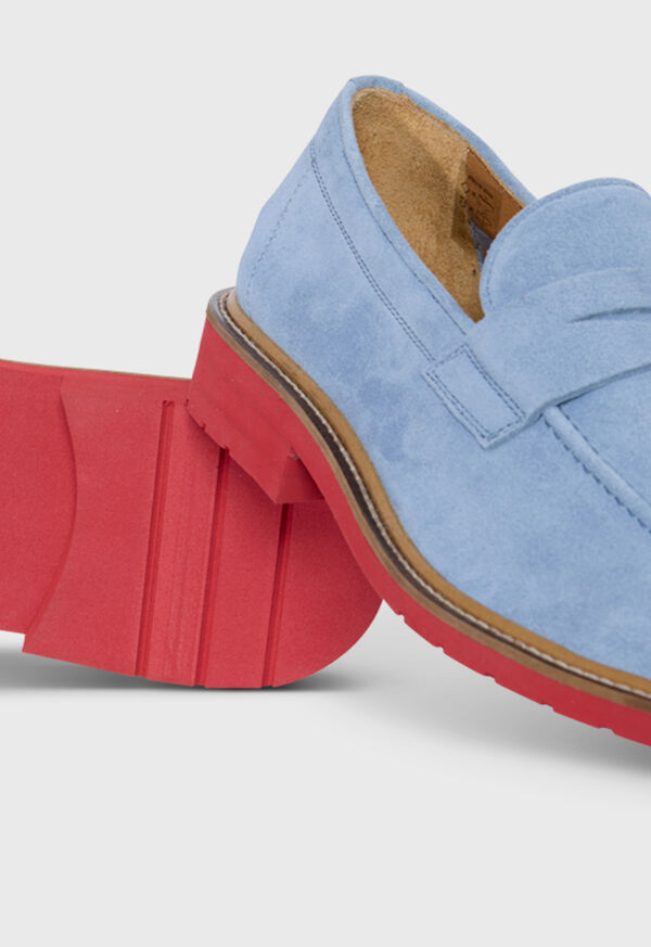 Paul Stuart Delfino Nubuck Penny Loafer, image 5