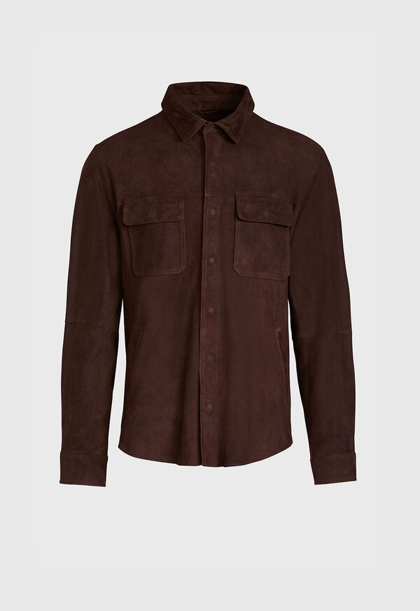Paul Stuart Suede Shirt, image 1