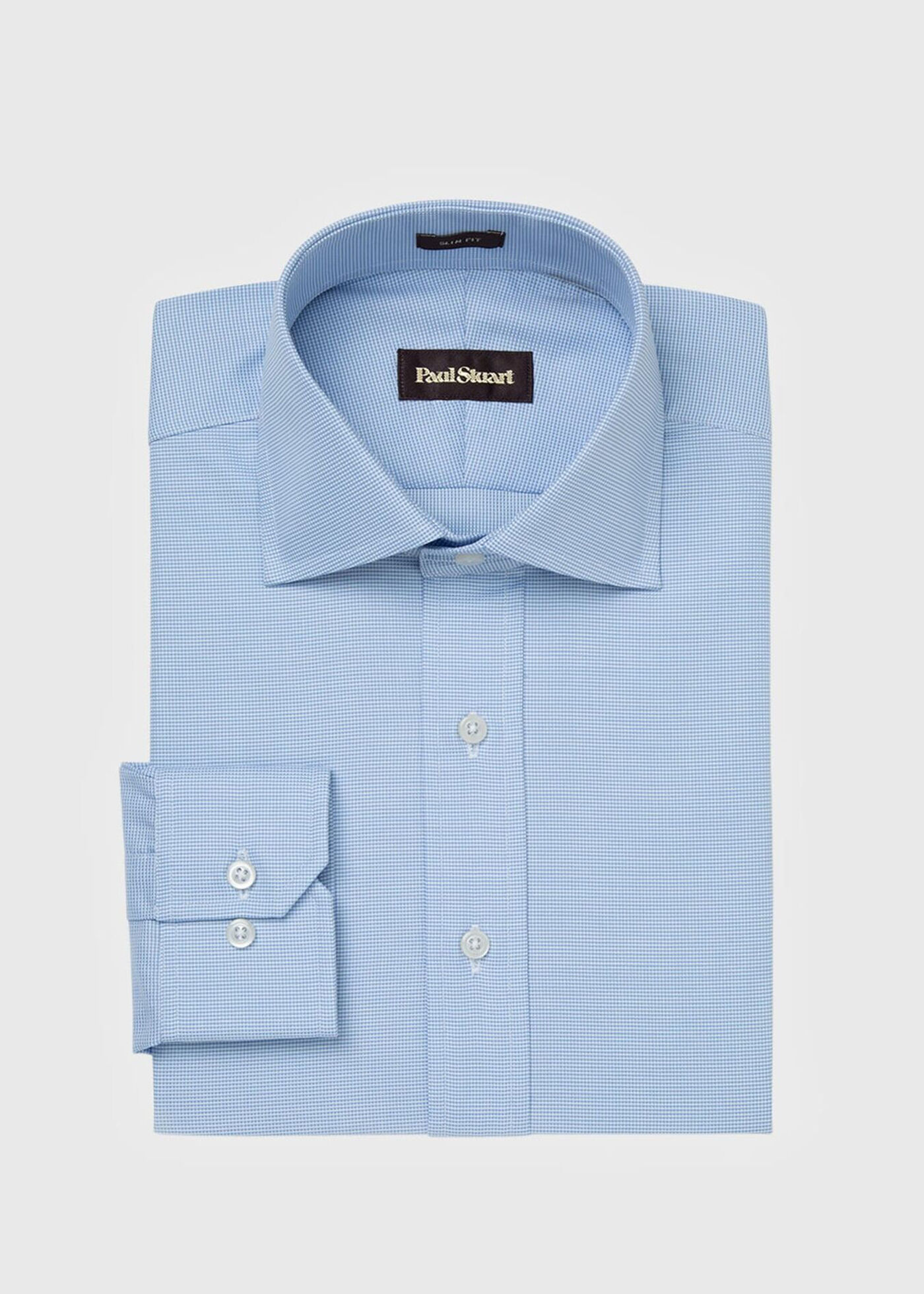 Slim Fit Blue Royal Oxford Cotton Dress Shirt