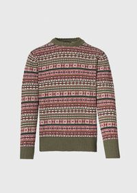 Paul Stuart Fair Isle Crewneck Sweater, thumbnail 1