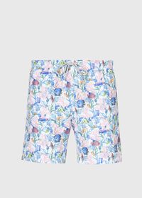 Paul Stuart Fish Print Swim Trunk, thumbnail 1