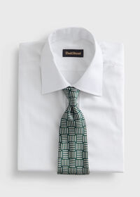 Paul Stuart Woven Silk Parquet Tie, thumbnail 2