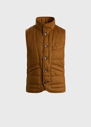 Paul Stuart Wool & Cashmere Quilted Vest