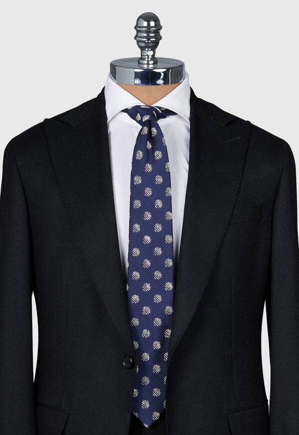 Paul Stuart Silk Woven Hopsack Deco Tie, image 3