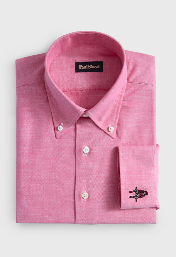 Paul Stuart Cotton Twill Logo Sport Shirt, image 1