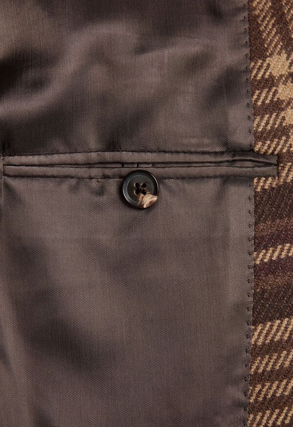 Paul Stuart Soft Shoulder Wool Blend Plaid Sport Jacket, image 4