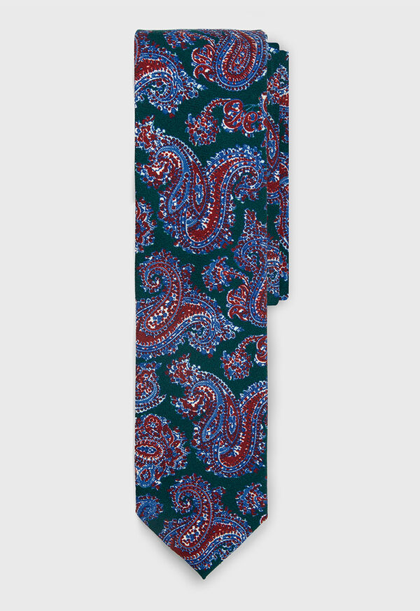 Paul Stuart Paisley Tie, image 1
