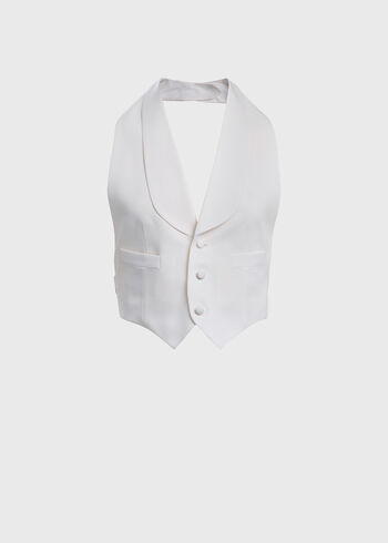 Paul Stuart Horizontal Grosgrain Vest