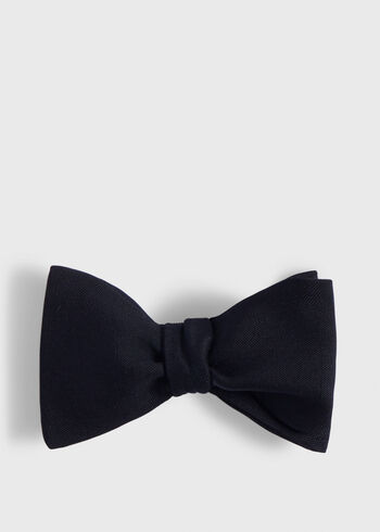 Paul Stuart Silk Solid Shantung Bow Tie