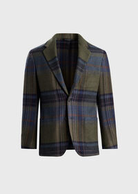Paul Stuart Cashmere & Wool Oversize Plaid Jacket, thumbnail 1