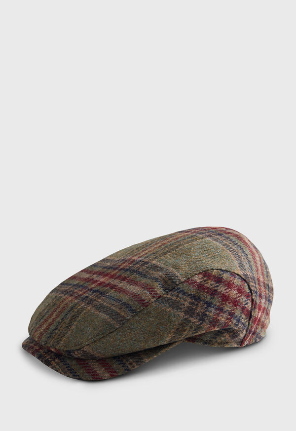 Paul Stuart Wool Plaid Ivy Cap, image 1