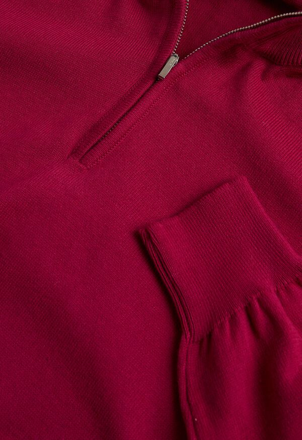 Paul Stuart Cotton Zipneck Pullover, image 2
