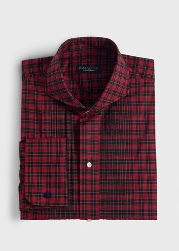 Paul Stuart Pleated Front Formal Shirt