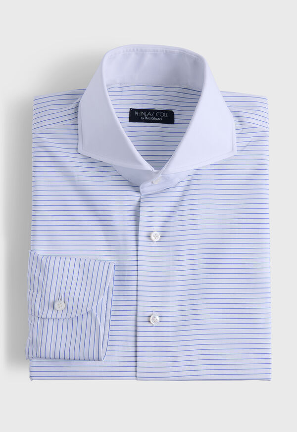 Paul Stuart Horizontal Stripe Dress Shirt, image 1