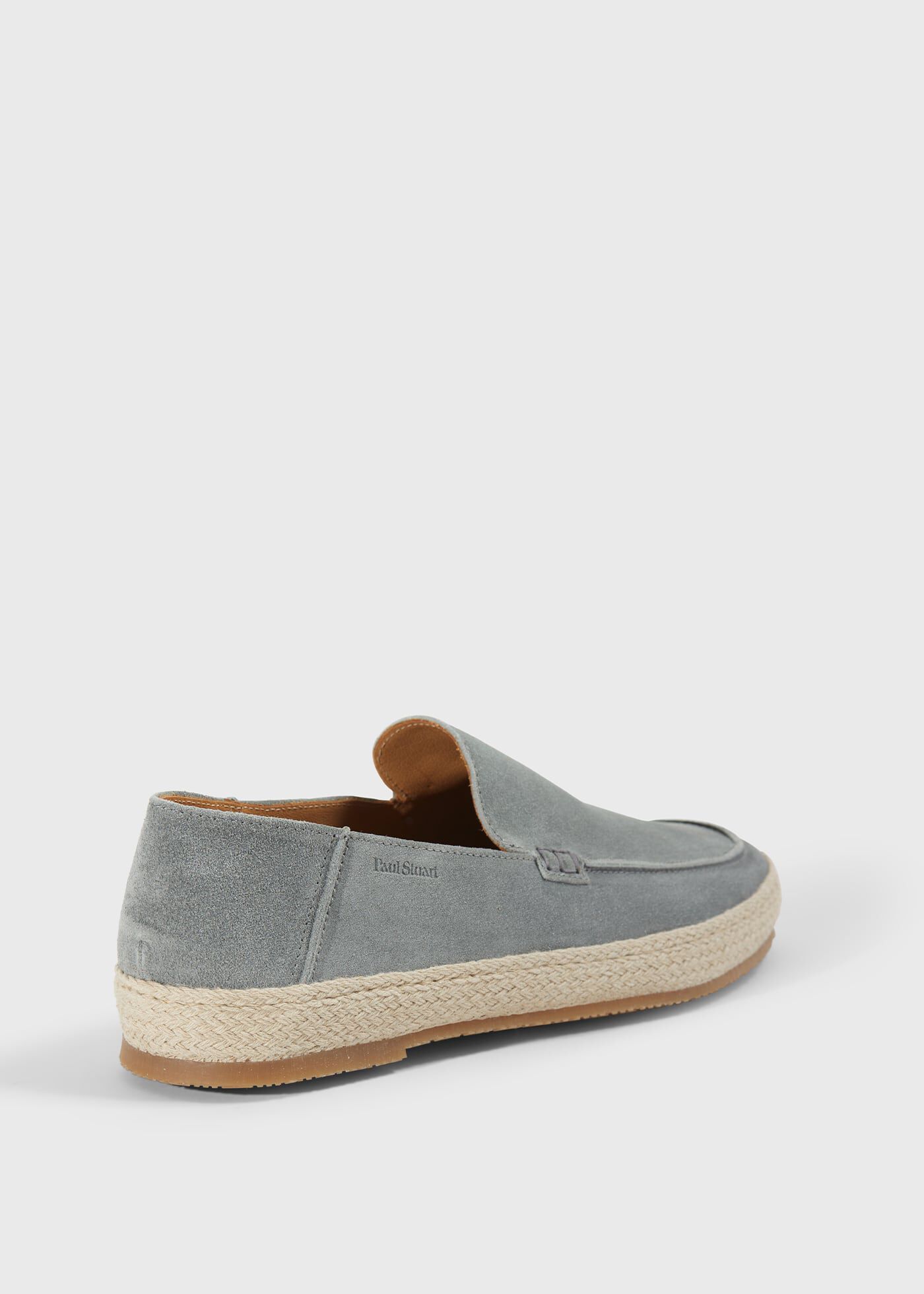 Grey shop suede espadrilles