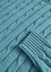 Paul Stuart Cashmere Cable Crewneck, thumbnail 2
