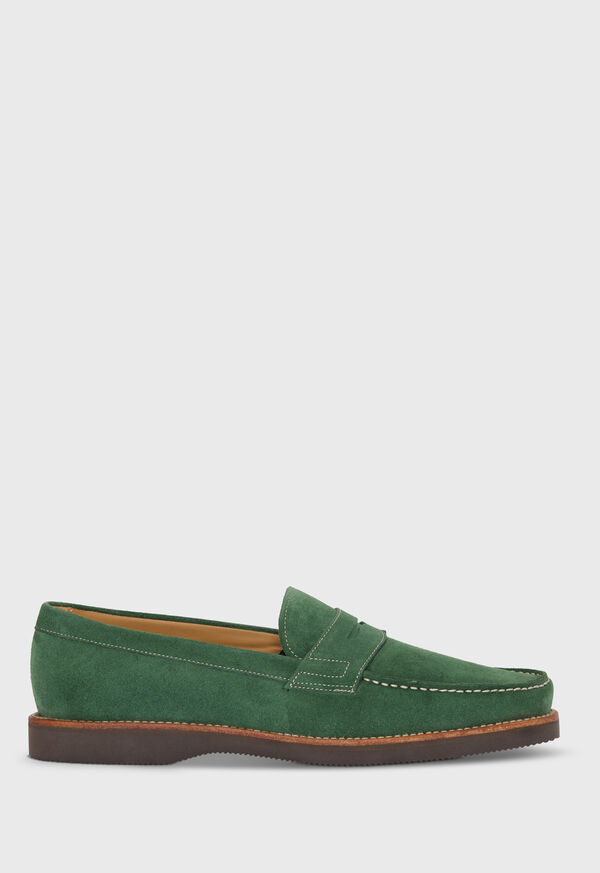 Paul Stuart Malcolm Suede Penny Loafer, image 1