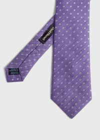 Paul Stuart Woven Silk Mélange Dot Tie, thumbnail 1