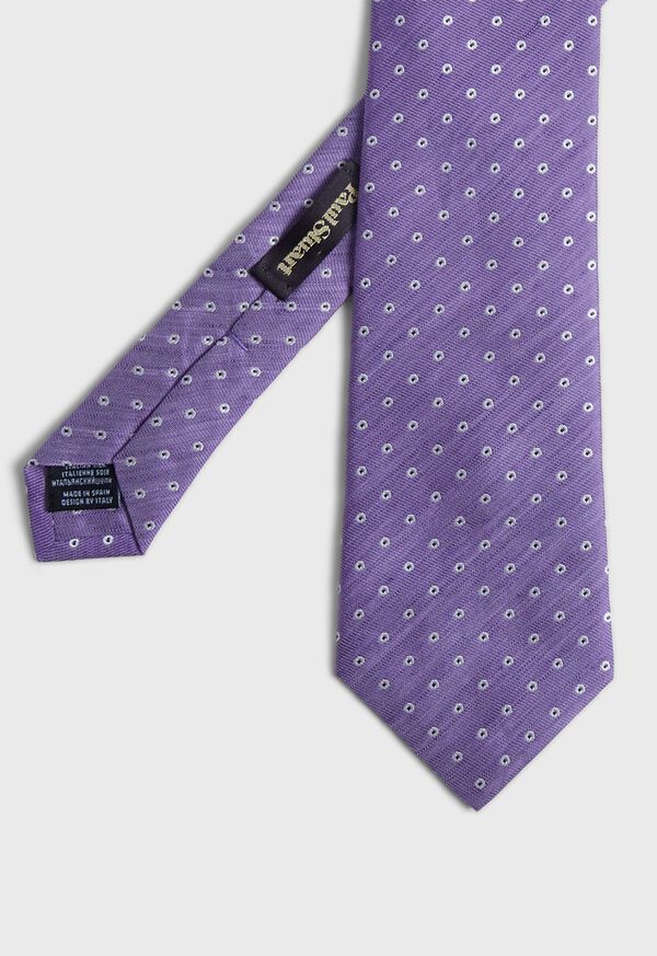 Paul Stuart Woven Silk Mélange Dot Tie, image 1
