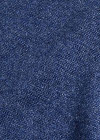 Paul Stuart Cashmere Quarter Zip&nbsp;With Suede Trim, thumbnail 3