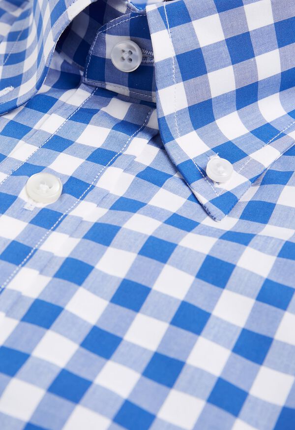 Paul Stuart Gingham Cotton Dress Shirt, image 2