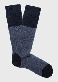 Paul Stuart Wool Blend Boucle Sock, thumbnail 1