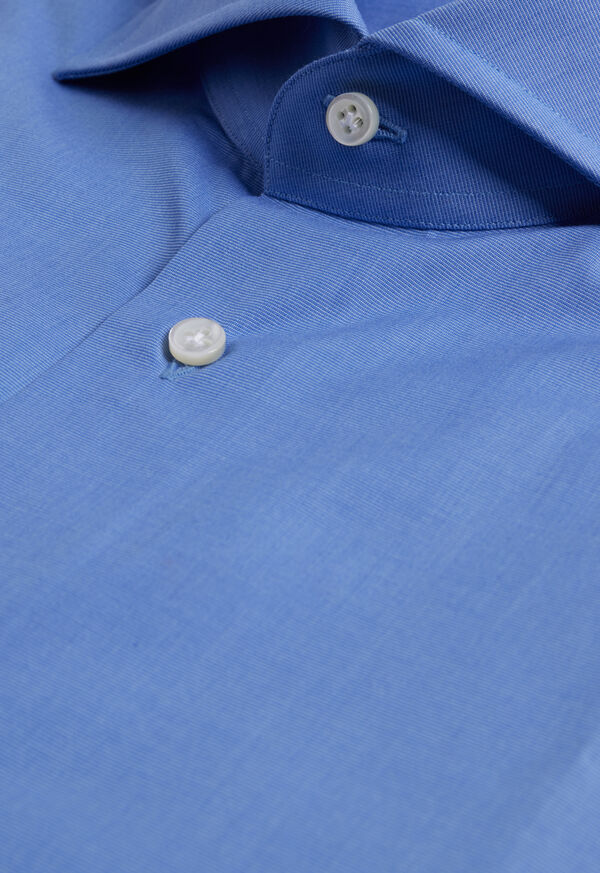 Paul Stuart Cotton Solid Dress Shirt, image 2