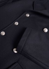 Paul Stuart Wool Military Style Long Coat, thumbnail 2