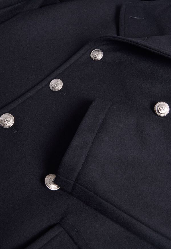 Paul Stuart Wool Military Style Long Coat, image 2