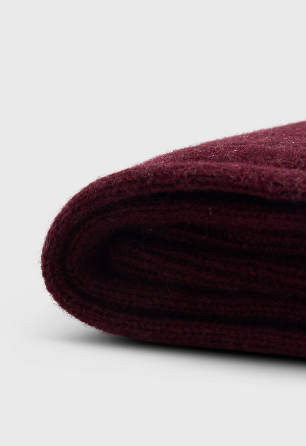 Paul Stuart Cashmere Ribbed Sock, image 2