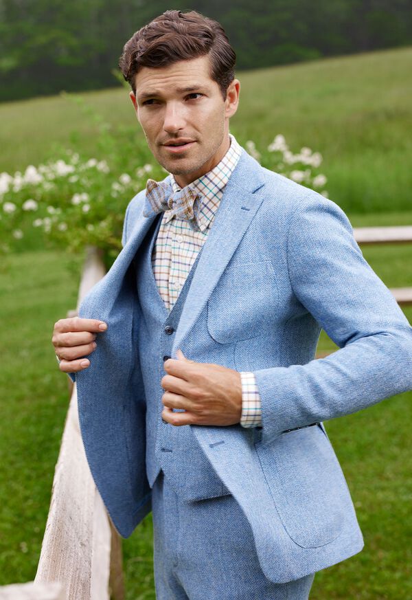 Paul Stuart Shetland Wool Herringbone Jacket, image 2