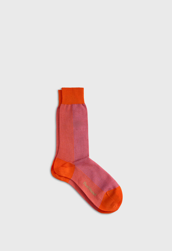 Paul Stuart Bi-Color Oxford Sock, image 1