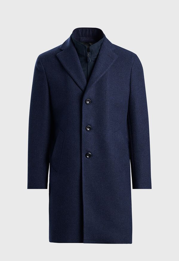 Paul Stuart Wool & Cashmere Coat with Gilet, image 1