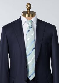 Paul Stuart Woven Silk & Linen Stripe Tie, thumbnail 2