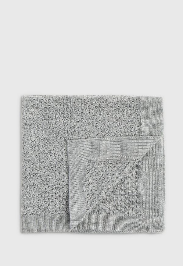 Paul Stuart Cashmere Blend Knit Pocket Square, image 1