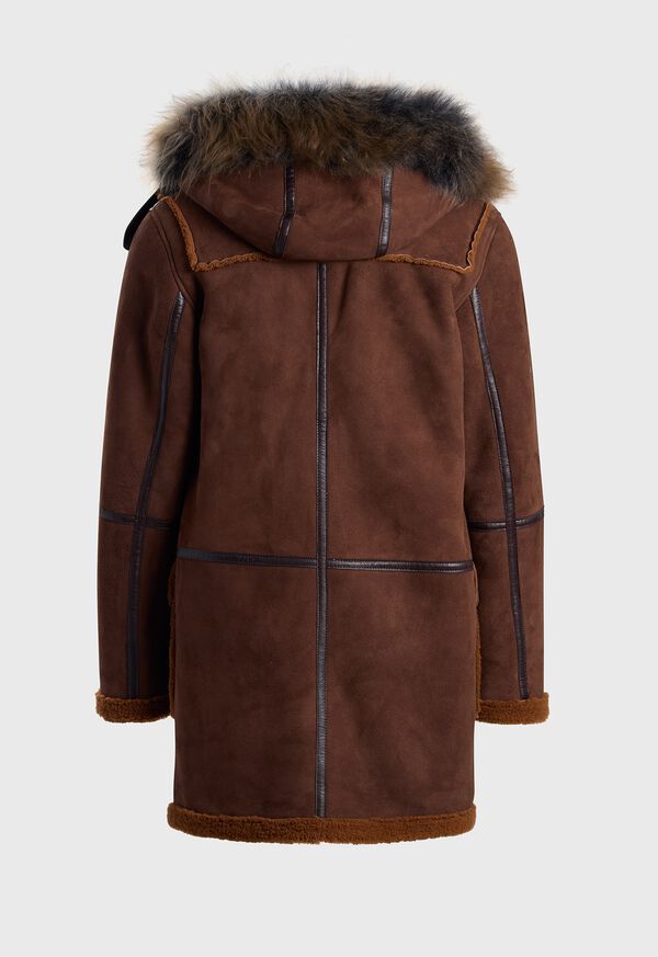 Paul Stuart Sheep Skin Shearling Toggle Coat, image 2