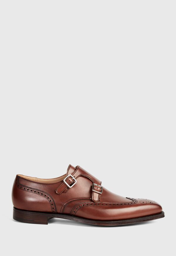 Paul Stuart Hawthorne Leather Double Monk Strap, image 3