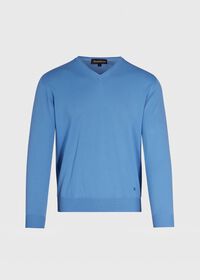 Paul Stuart Cotton V-Neck Sweater, thumbnail 1